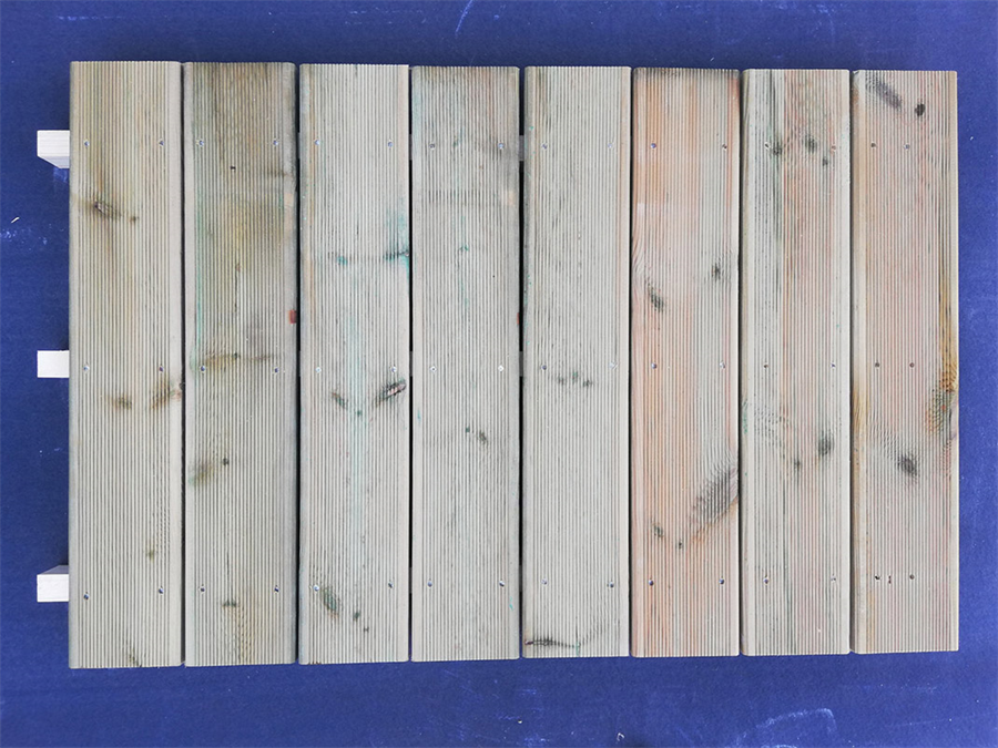 Passerella in legno di Pino Austriaco cm 80x120, 100x120, 120x120 spessore cm 2,8